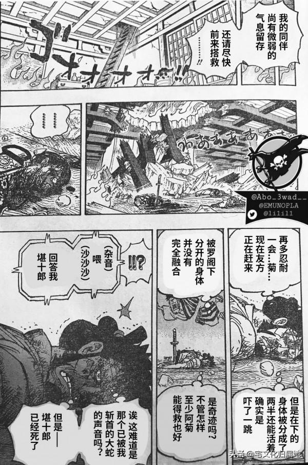 海賊王1030話「個人漢化」基德和羅用覺醒的能力放手一搏