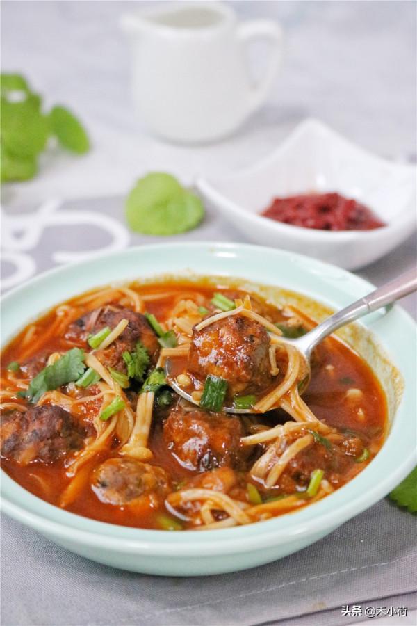 孩子愛吃的茄汁肉丸，家常做法超簡單，比買的還香