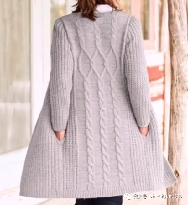 「針織作品」60款時尚流行的中長款開衫（尋找靈感）