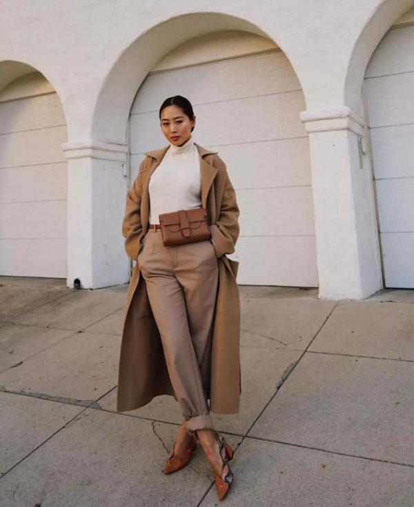 爛大街的“駝色大衣”，怎麼穿出不一樣？