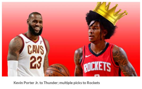 模板哈登!雷霆或考慮報價火箭天才後衛,美媒:至少要一個首輪籤 模板哈登!雷霆或考慮報價火箭天才後衛,美媒:至少要一個首輪籤