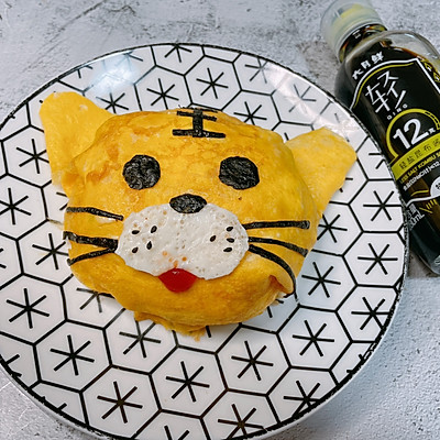 低卡版：老虎蛋包飯