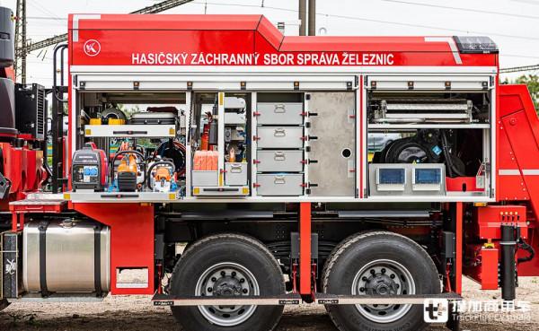 用於救援火車的卡車，8X8驅動，帶您好好看看這輛斯堪尼亞破障車