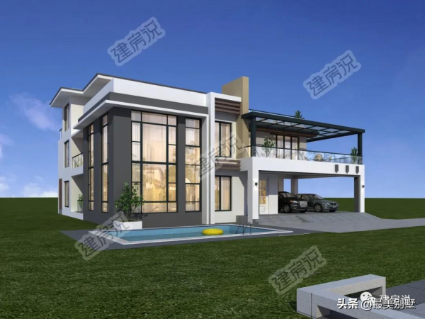 好嗨喲，擁有一棟現代風別墅，感覺人生已經達到了巔峰
