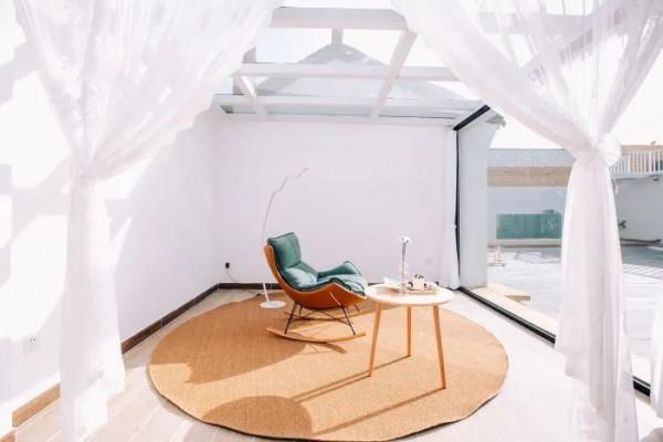 花房小院相映成趣，充滿童心ins風の親子民宿