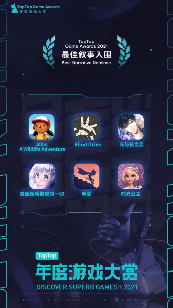 2021年TapTap年度遊戲大賞入圍遊戲公佈