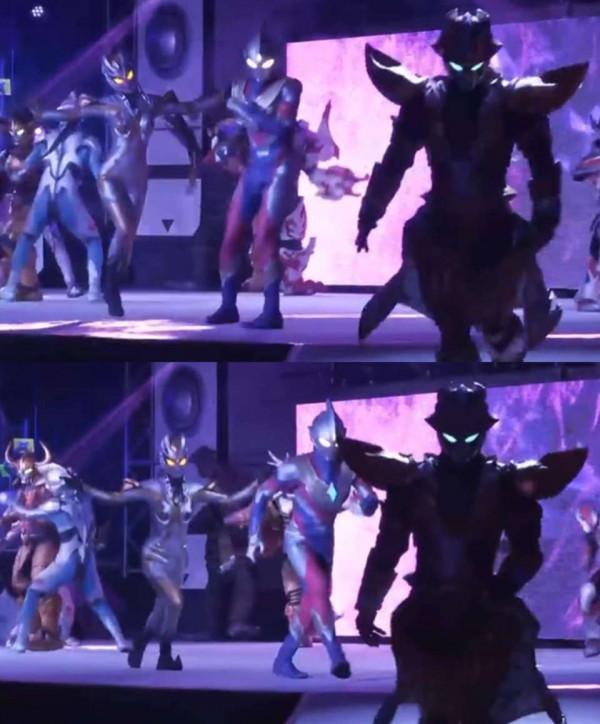 ​五十嵐再為夢比優斯配音，舞臺劇中出現加坦傑厄第二形態