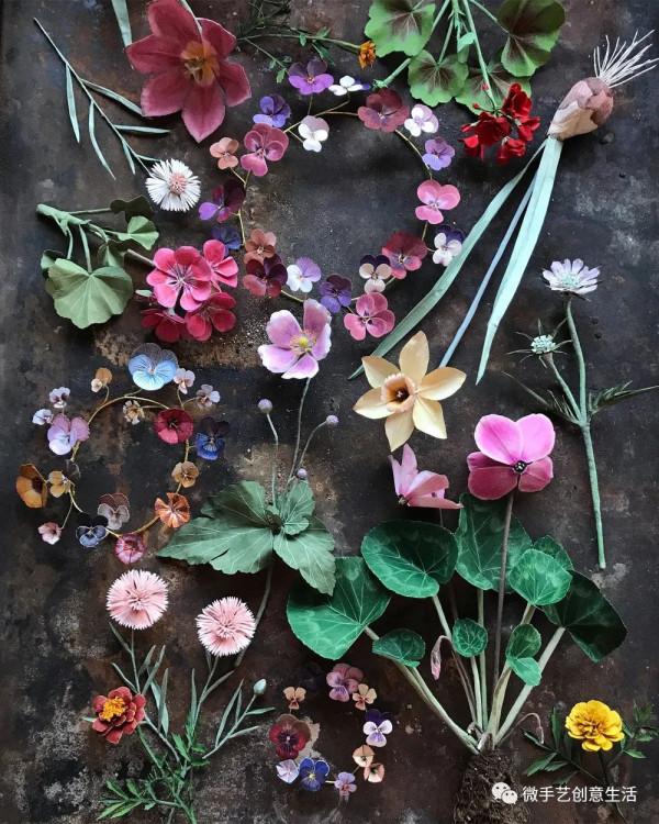 美國姑娘用紙還原了整個植物世界，逼真的讓人傻傻分不清