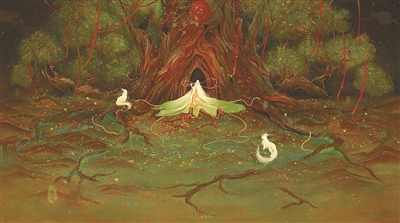 插畫師舍溪 和山海異獸來一次跨越時空的精神碰撞