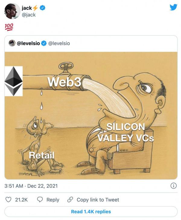 因為「Web3.0」，推特創始人被自己的投資人拉黑了