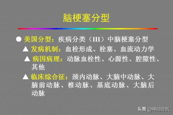 腦梗塞的分型分期治療「課件分享記得收藏」