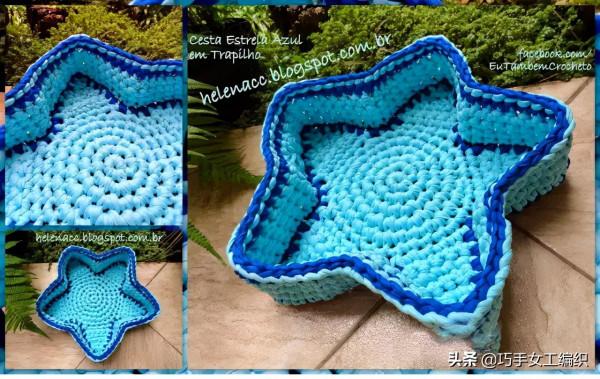 舊T恤以後不要扔,教你鉤成24種收納籃,美到眼花繚亂!(附針法圖解