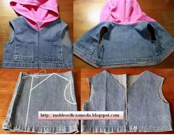 孩子的衣服不用買，幾條舊牛仔褲改造，穿都穿不完！（附教程）