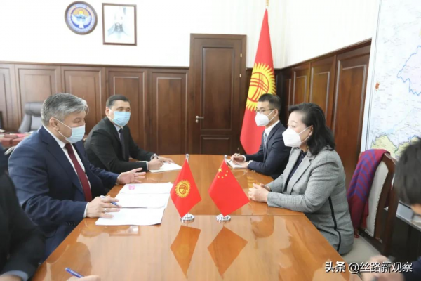 杜德文大使會見吉第一副總理科若舍夫