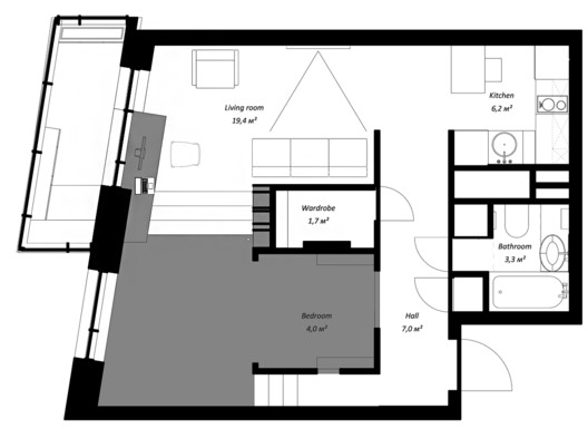 15 個少於50平方米的小戶型設計範例 15 個少於50平方米的小戶型設計範例