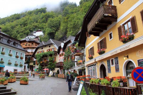 被譽為世界最美的小鎮哈爾斯塔特（奧）.阿爾卑斯八景之八