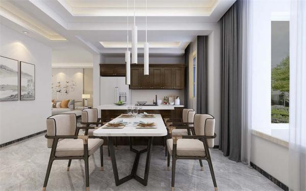 三居室家庭裝修設計，125㎡新中式可大氣了