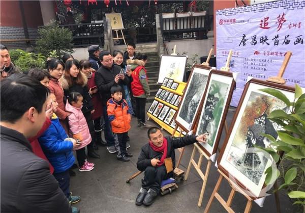 殘疾乞丐唐昌映:拜師學畫苦練7年,如今在街頭繪畫成網紅畫家 殘疾乞丐唐昌映:拜師學畫苦練7年,如今在街頭繪畫成網紅畫家