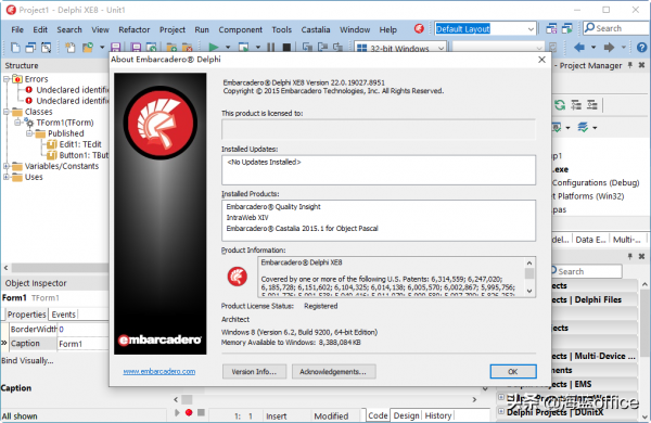 Delphi，從1994到2022，20多個版本，經歷了這些變化
