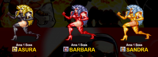 街機遊戲中配合默契的雙胞胎BOSS，沒有技術很難撐過一分鐘