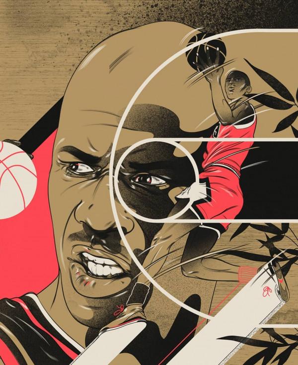 插畫丨強烈的色彩與動感衝擊力，復古又迷人，情節表現極為豐富