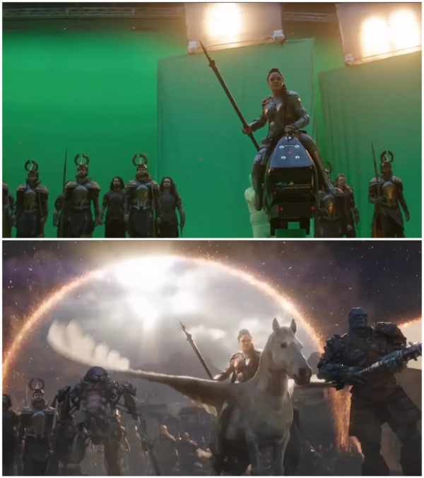 毀三觀！30張好萊塢電影特效前後對比照，看完噴出一口老血…