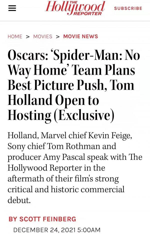 荷蘭弟回應大導批漫威,直言對方不懂超英片,蜘蛛俠3已報奧斯卡 荷蘭弟回應大導批漫威,直言對方不懂超英片,蜘蛛俠3已報奧斯卡