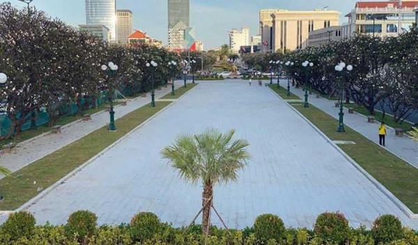 金邊首都管理局繼續改造和建設公園