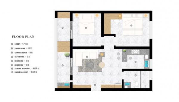 極度不合理的80平兩室老戶型的華麗蝶變&mdash;&mdash;浴火重生的極簡設計
