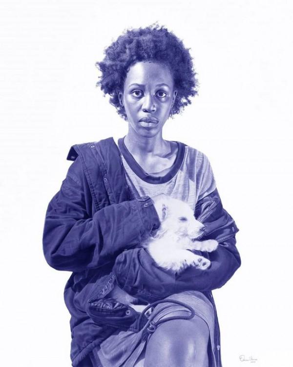 別小看黑人，他們畫的素描秒殺攝影師