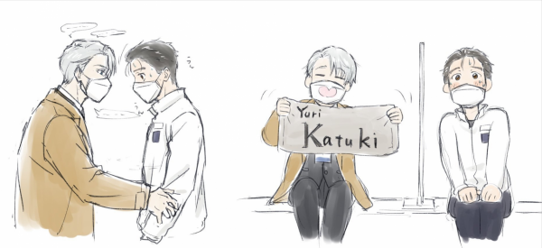 《冰上的尤里》五週年紀念圖，勇利戴了戒指，官方呼籲關注2022年