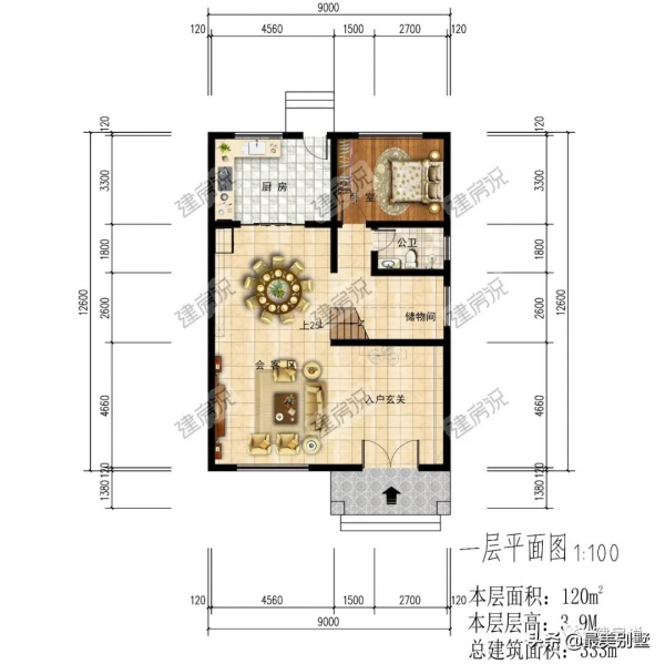 2022年建房的好選擇，120平的別墅，全家老小都喜歡，趕緊看看