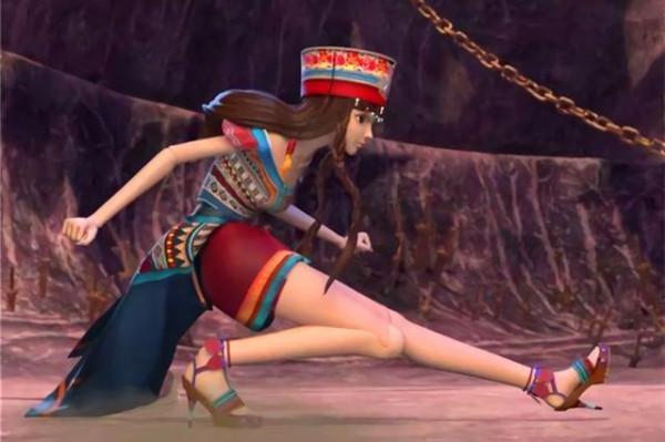 在葉羅麗當中最難完成的幾個動作，冰公主和陳思思的難度最高