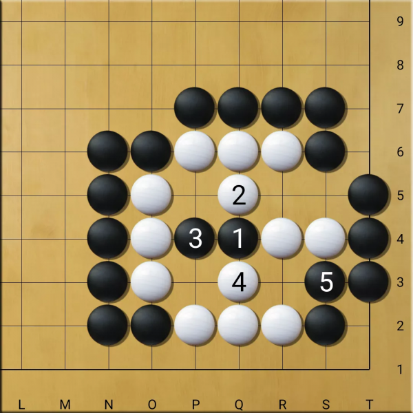 2k-1d_005：黑先圍棋死活題
