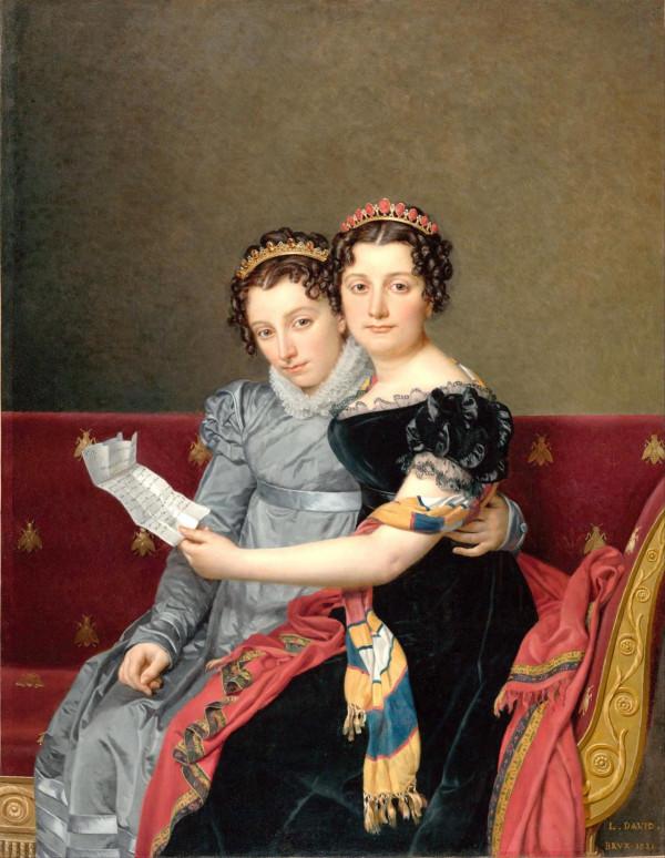 名畫｜達維特《荷拉斯三兄弟的宣誓》，男人彰顯古典式的單純明確