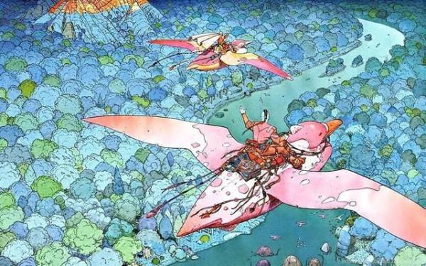 「插畫分享」法國插畫大師 莫比斯