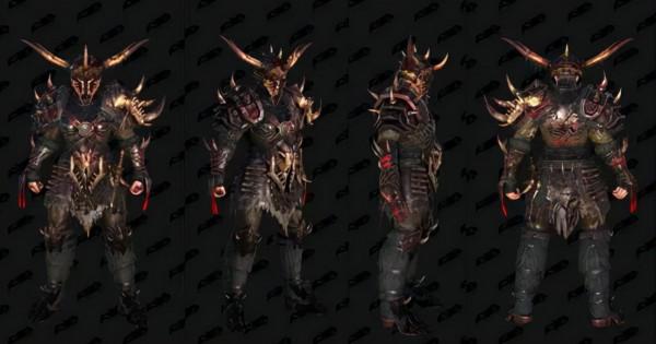 暗黑破壞神：不朽封測野蠻人盔甲套裝