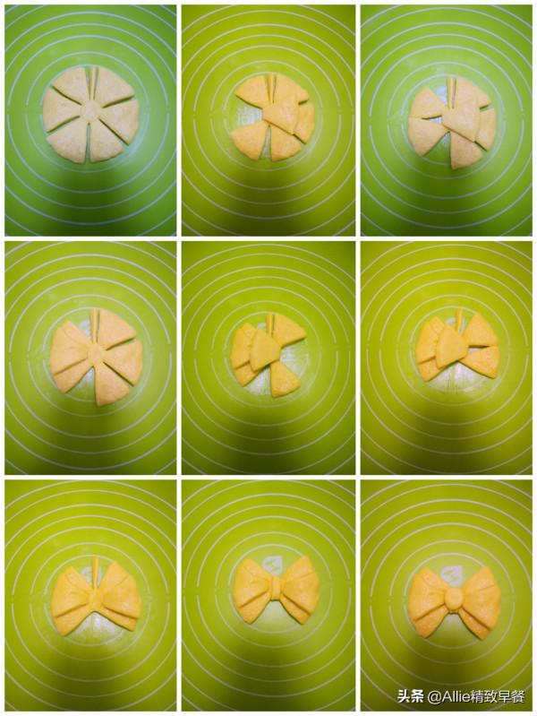 用南瓜做蝴蝶結麵食，有詳細圖解，治癒挑食的女寶寶，寶媽學起來