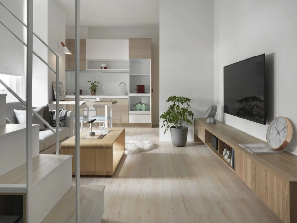 純白爽朗的60㎡現代簡約裝修風格,個人的專屬樂園 純白爽朗的60㎡現代簡約裝修風格,個人的專屬樂園