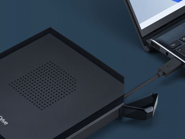 華碩釋出新款外接式 DVD 燒錄機，採用 USB-C 伸縮收納線