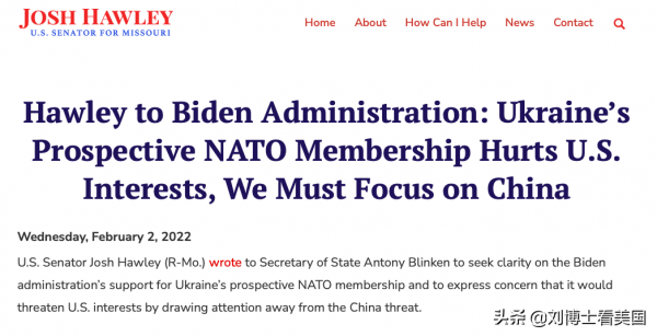呼籲拜登政府更多關注中國的右翼參議員霍利，到底是隻什麼鳥？