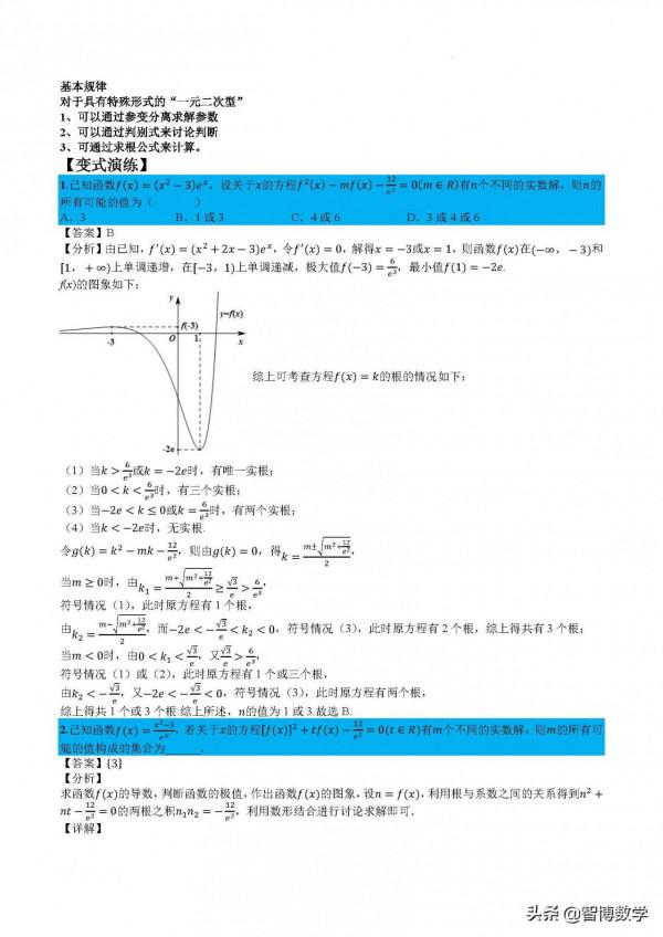 精品專題----複合二次型和鑲嵌函式的零點