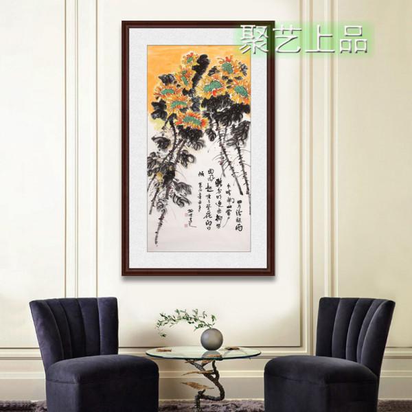 一進門看見什麼畫最好？花鳥畫掛家，竟然可以這麼美