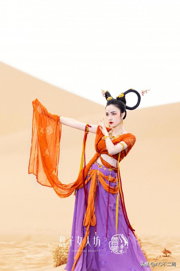 敦煌沙漠國風秀真的絕絕子，超還原壁畫《都督夫人禮佛圖》