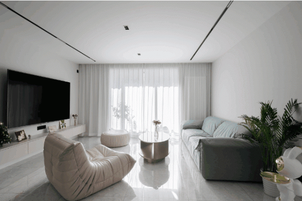 113㎡有娃之家空無一物，超大落地窗讓&OpenCurlyDoubleQuote;採光自由&rdquo;，絕了