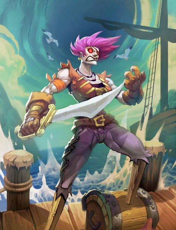 酒館戰棋原畫——海盜篇(包括被刪除的海盜)