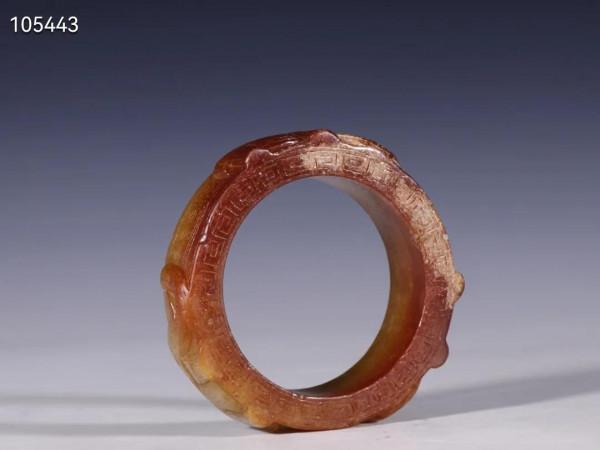 舊藏「高古玉 太平有象 手鐲」