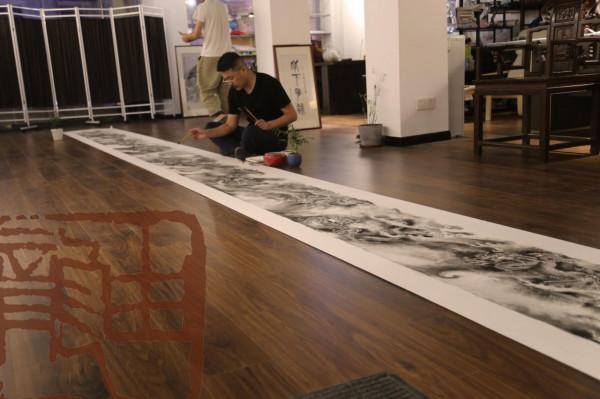 由龍辛丑鉅作《九龍圖》記錄