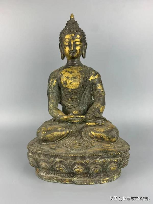 清代銅鎏金觀音像鑑賞