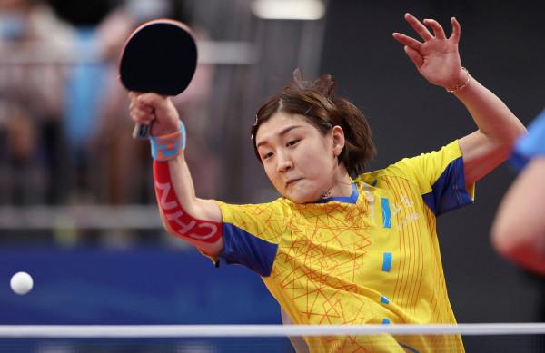 乒乓球——山東隊勝四川隊晉級女團決賽